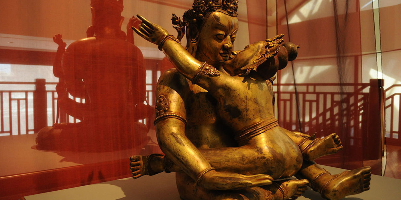 tantra statue at museum